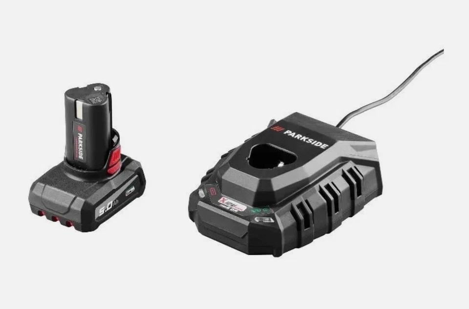 PARKSIDE PERFORMANCE 12 V / 5 Ah Akku-Bohrschrauber Starterset PPBSSA 12 A1 - Bild 3 von 4