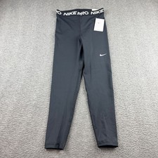 Nike Pro Women's Size Small High Rise 7/8 Training Leggings Black DA0483-013