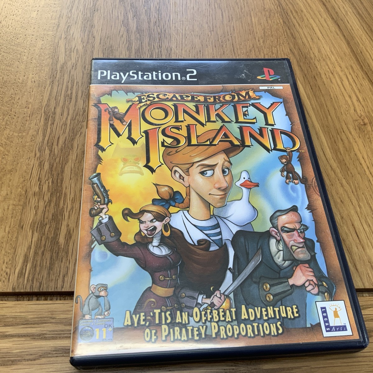 ESCAPE FROM MONKEY  北米版　PS2 ESCAPE FROM MONKEY ISLAND 北米版 PS2