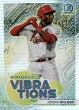 2022 Bowman Chrome Virtuosic Vibrations Jordan Walker Refractor Insert VV-13 RC