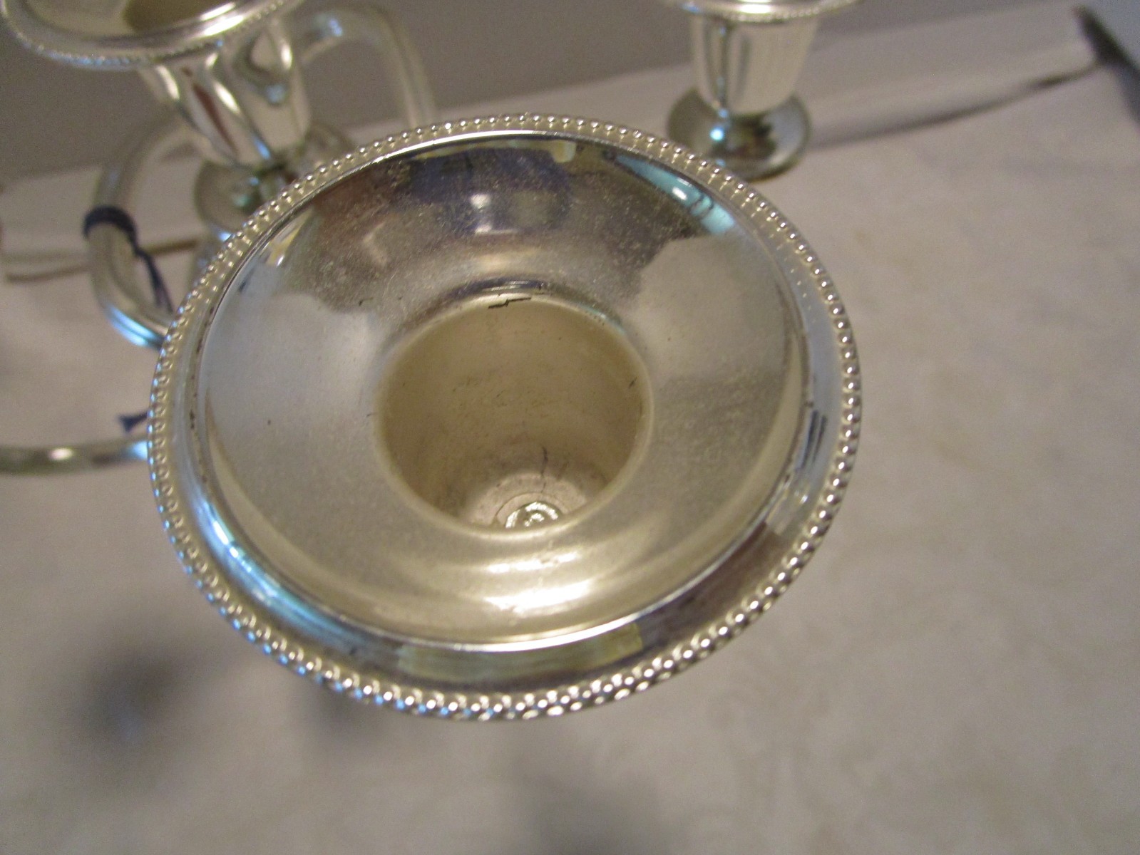 Vintage Mayfair Silver Plated 5-Arm Candelabra Candle Holder 10.6” T England