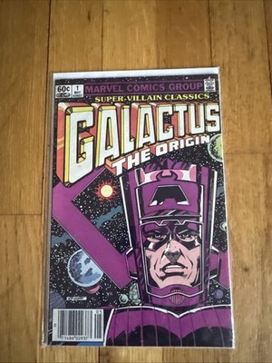 Super-Villain Classics #1 | Newsstand  Galactus Origin | Marvel 1983