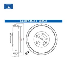 Tambour de frein Audi A1