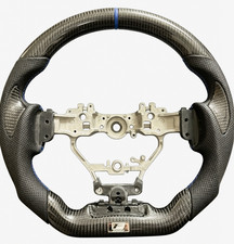 Real Carbon Fiber Steering Wheel For Lexus Isf Is200250 300350 2014-24 Blue