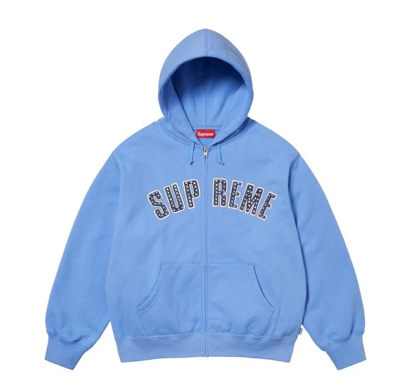 Supreme x B.B. Sweat à capuche zippé Simon « Bleu »   Petit