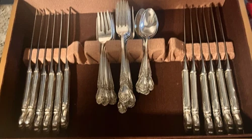 international sterling silver flatware brocade