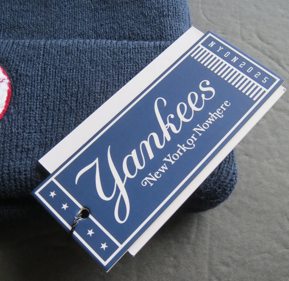 New York Yankees New York of Nowhere Knit Winter Beanie Cap NYON 9/10 2025 SGA - Image 3 of 4
