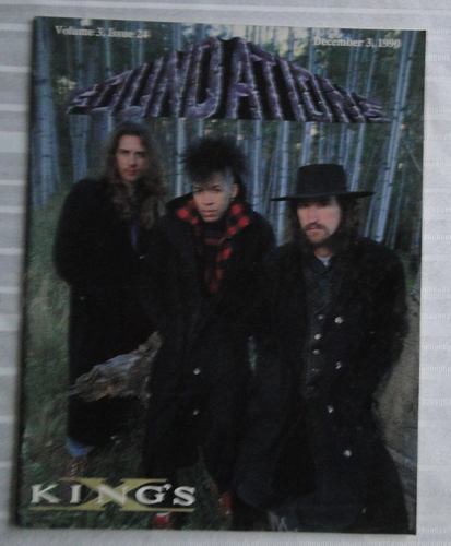 Vintage Magazin Foundations Dez 1990 Kings X Death Angel Kreator Blitzspeed 139