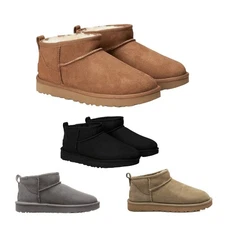 U G  Classic Ultra Mini Chestnut Boots Bootie Women's Shoes US All Size 4 Color