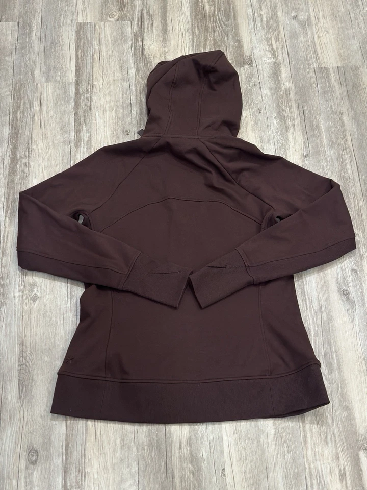 Sudadera con capucha Athleta Triumph para mujer grande marrón cremallera completa sudadera con capucha nueva sin etiquetas Foto 2 de 4