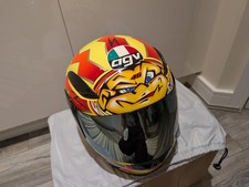 CASCO AGV ULTRA RARO Valentino Rossi 2001 500CC Campionato del Mondo Firmato a Mano 