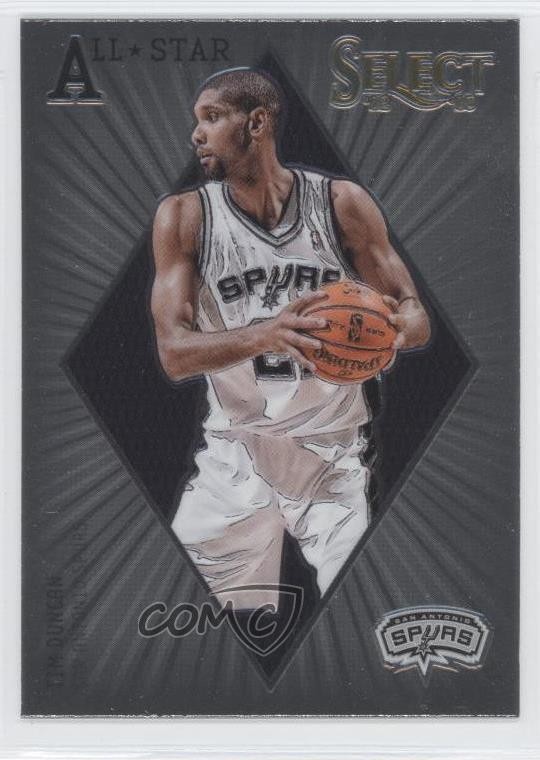 2012-13 Panini Select All-Star Selections Tim Duncan #10 HOF 5r6