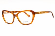 NEW Guess GU50115 053 Blonde Havana 52mm Eyeglasses