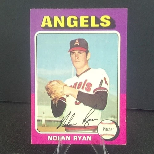 1975 Topps Nolan Ryan #500 Base Set California Angels MLB Baseball Card