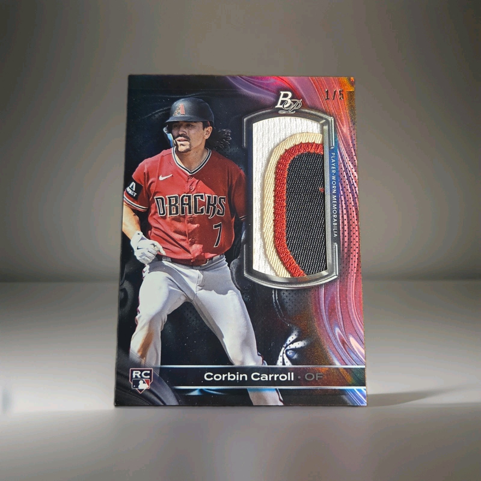 2023 Bowman Platinum - Platinum Patches Corbin Carroll 1/5. Very Cool Patch!