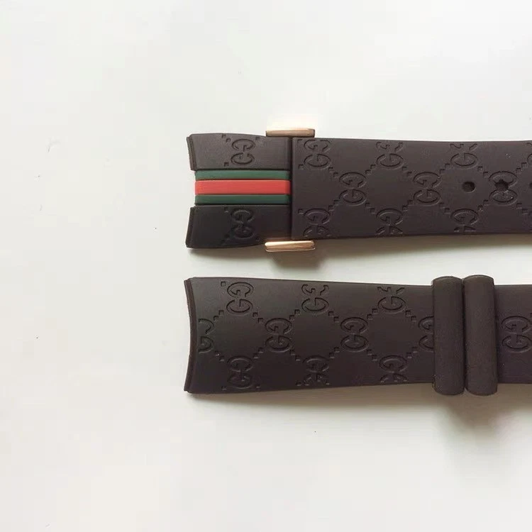 26MM Para I-Gucci Goma Repuesto Correa Reloj Digital Hombre Reloj YA114207 Foto 4 de 4
