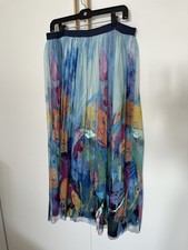 Anthropolgie Maeve abstract floral maximalist skirt size US L see notes