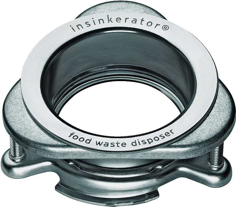 InSinkErator QLM-00 Quick Lock Mounting Flange, Stainless Steel