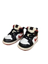 Jordan Retro 1 Mid Red Black White TD Size 4C 640735-122 0203