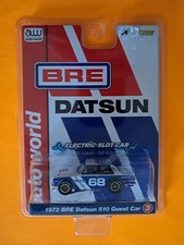 NEW - Auto World Xtraction BRE 1972 Datsun 510 Guest Car 68 HO Scale Slot Car