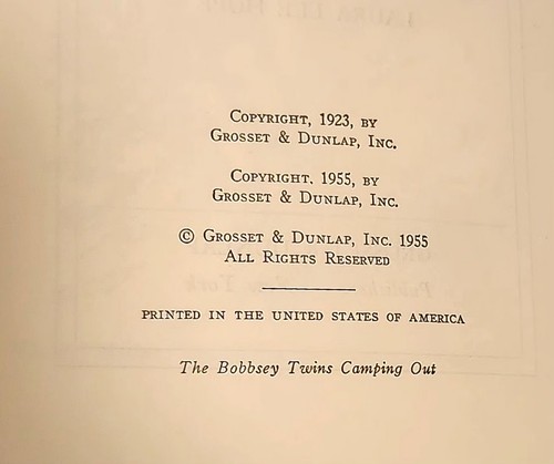 The Bobbsey Twins Camping Out by Laura Lee Hope (1955) - Picture 8 of 8
