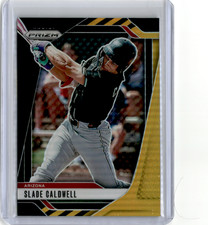 2025 Panini Prizm Baseball Slade Caldwell True Black Gold Prizm Prospect 2/5