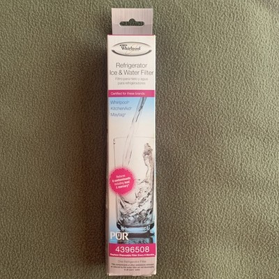 Whirlpool Refrigerator Ice and Water Filter. PUR Filtration System. 4396508. New