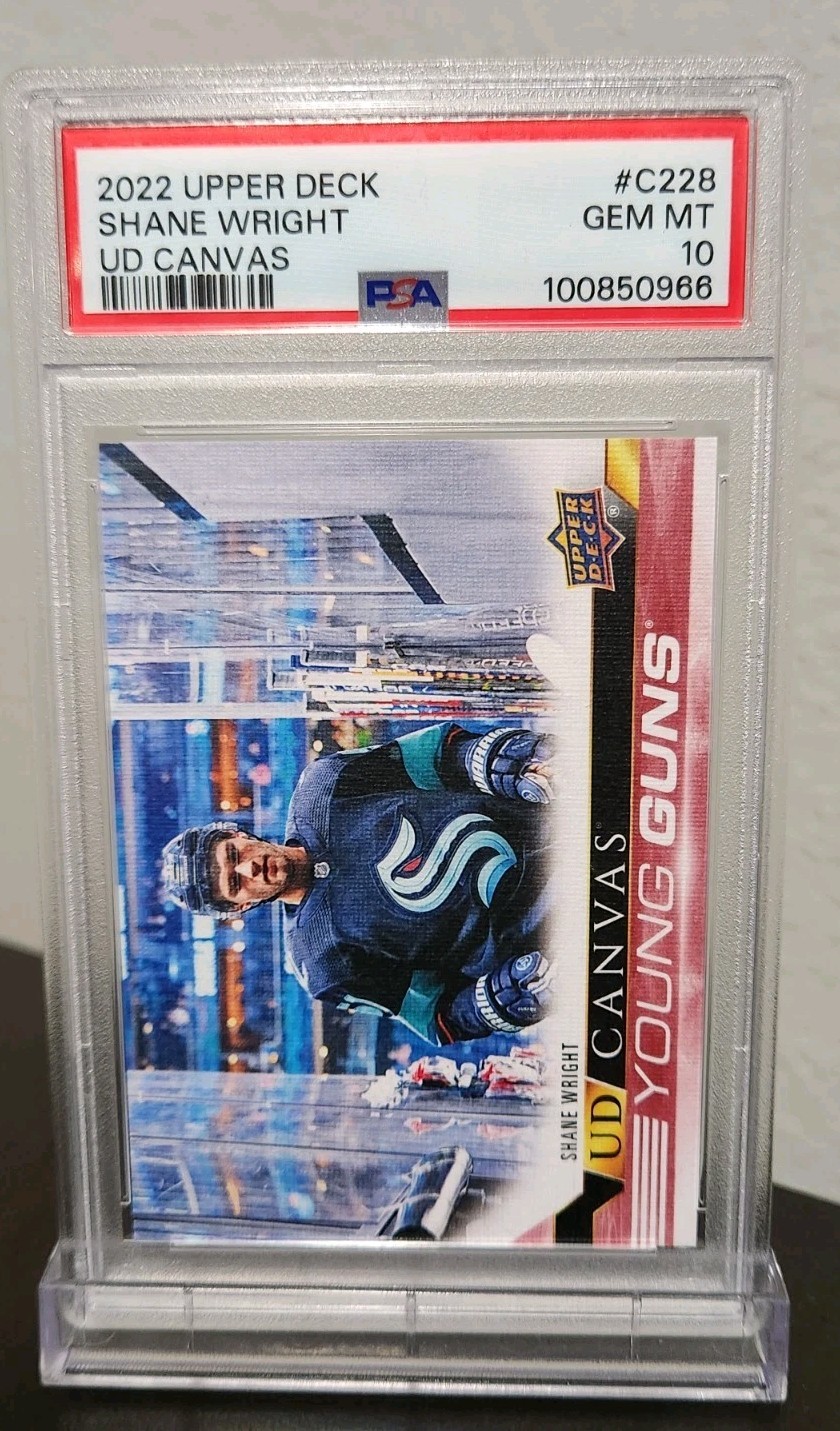 2022 Upper Deck Young Guns Shane Wright Rookie Card Canvas #C228 PSA 10 GEM
