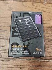 Western Digital WD Black P10 5TB External Game Hard Drive (NEW SEALED)