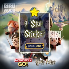 monopoly go 1 Star Sticker  All Sticker Availble  Fast respond