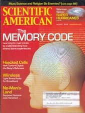 SCIENTIFIC AMERICAN 7 2007 Memory Code; Hurricanes; Science v Religion &c