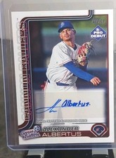 2025 Topps Pro Debut Autograph #PD-36 Alexander Albertus Auto White Sox A42226