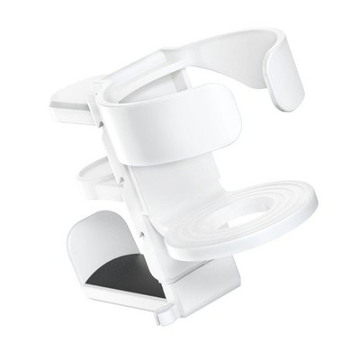MultiFunction Desk Spill Proof Cup Holder Headphone Stand Clamp Mount Organizers
