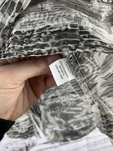 CHOICES Shirt Women’s PXL Gray 3/4 Sleeve Button Up - Picture 4 of 8