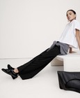 NWT! Banana Republic RT$120 Black Everyday Tencel-Cotton Wide-Leg Trouser Pant S — photo 3