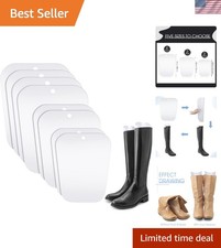 Set of 8 Adjustable Boot Shapers - Preserve Height and Shape for Elegant Storage
