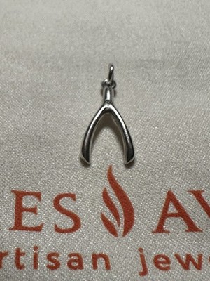James Avery Retired 925 Sterling Silver Wishbone Charm Beautiful
