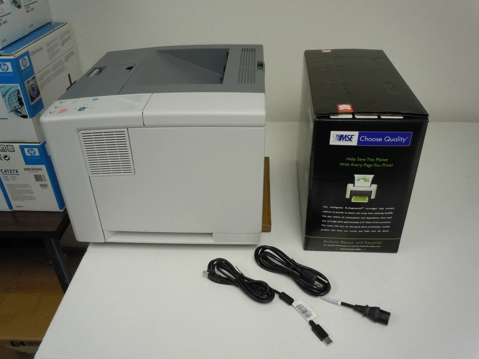 HP LASERJET P3005DN PRINTER WITH NEW COMPATIBLE 51X HIGH YIELD TONER & WARRANTY! - Image 3 of 3