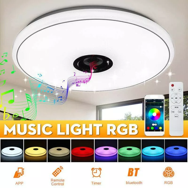 Hanging light best sale with bluetooth speaker