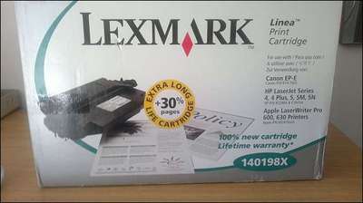 Lexmark 140198x Canon EP E - Black Toner Cartridge *OPEN IN BOX - NEW* hp 92298x