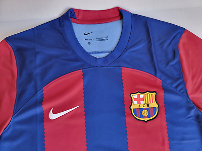 Mens Size Large Blue Red Nike FC Barcelona 2023/24 Home Mens Size Large Blue Red Nike FC Barcelona 2023/24 Home