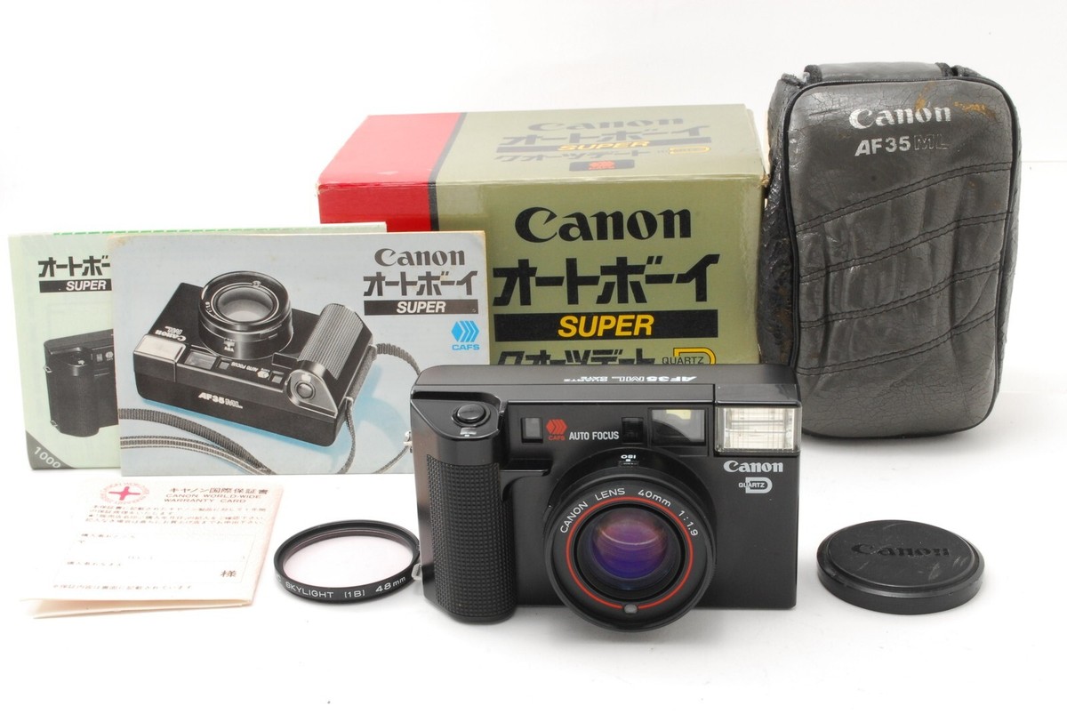 ★美品★キャノン Canon AF35ML QD Autoboy　＃3249 NEAR MINT w/Box Case] Canon AF35ML QUARTZ DATE QD Autoboy