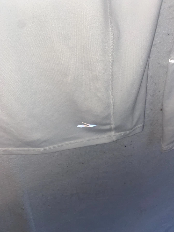 Brooks Run Visible Convertible Chaqueta Cortavientos Reflectante Talla XL Blanca Foto 3 de 4