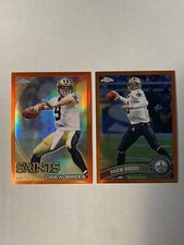 2010/2011 Topps Chrome Drew Brees Orange (2)