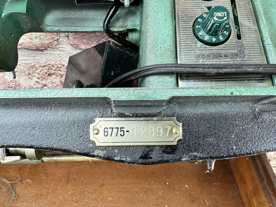 Vintage White Model E 6354 Sewing Machine 677512897 With Pedal eBay