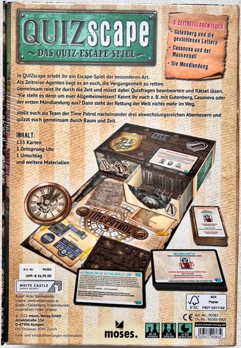 Quizscape Der goldene Buchstabe Moses Rätselspiel Partyspie Knobeln Escape Spiel - 第 2/8 張圖片