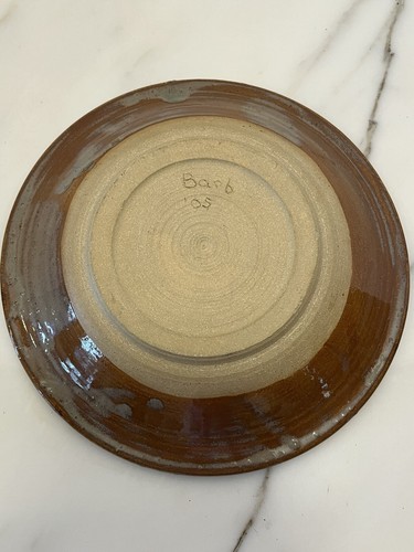 Ceramica fatta a mano firmata ciotola marrone cattura tutti i gioielli orologio scultura studio arte - Foto 3 di 7