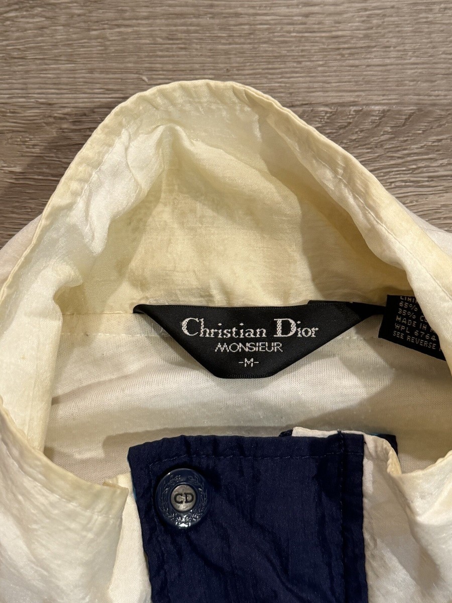 Vintage Christian Dior Monsieur Windbreaker Jacket Mens Vintage Christian Dior Monsieur Windbreaker Jacket Mens