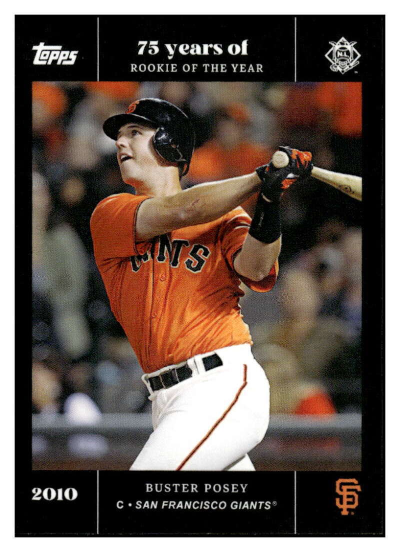 Buster Posey 2022 Topps Rookie of the Year 75th Anniversary #40