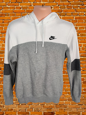 white and grey nike jumper